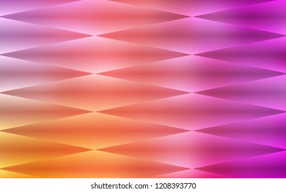Light Pink, Yellow vector seamless texture in rectangular style. Decorative design in abstract style with rectangles. Pattern for design of fabric, wallpapers.