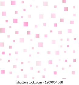 Light Pink, Yellow vector seamless template with crystals, rectangles. Illustration with set of colorful rectangles. Pattern can be used for websites.