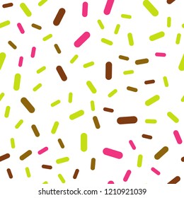 Light Pink, Yellow vector seamless pattern with sharp lines. Modern geometrical abstract illustration with Lines. Pattern for ads, posters, banners.