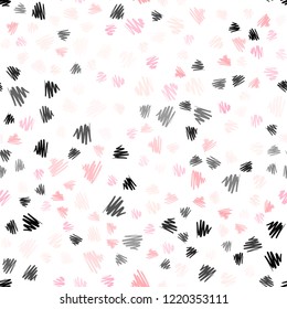 Light Pink, Yellow vector seamless background with straight lines. Modern geometrical abstract illustration with Lines. Smart design for your business advert.