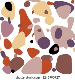 Light Pink, Yellow vector seamless template with circles. Blurred bubbles on abstract background with colorful gradient. Template for business cards, websites.