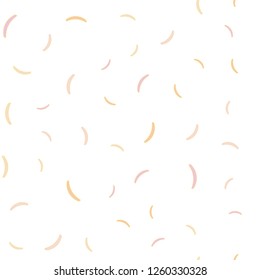 Light Pink, Yellow vector seamless backdrop with wry lines. Modern gradient abstract illustration with bandy lines. Pattern for your business design.