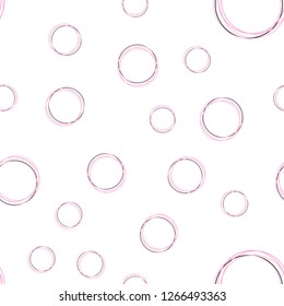 Light Pink, Yellow vector seamless pattern with spheres. Blurred decorative design in abstract style with bubbles. Design for wallpaper, fabric makers.