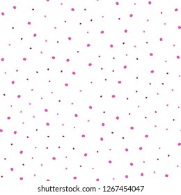 Light Pink, Yellow vector seamless template with circles. Blurred bubbles on abstract background with colorful gradient. Pattern for design of window blinds, curtains.