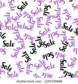 Light Pink, Yellow vector seamless texture with selling prices 70, 90 %. Colorful set of  percentage signs in simple style. Backdrop for mega promotions, discounts.