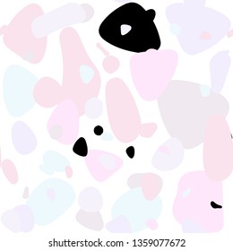 Light Pink, Yellow vector seamless backdrop with dots. Beautiful colored illustration with blurred circles in nature style. Pattern for design of fabric, wallpapers.