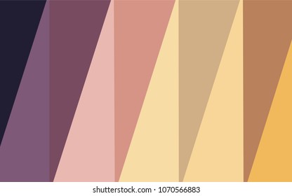 Light Pink, Yellow vector shining triangular cover. Triangular geometric sample with gradient.  Triangular pattern for your business design.