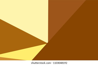 Light Pink, Yellow vector shining triangular pattern. Shining colored illustration in a brand-new style. The polygonal design can be used for your web site.