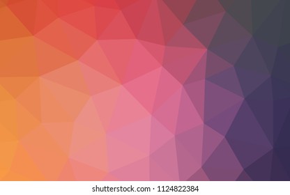 Light Pink, Yellow vector shining triangular layout. Colorful abstract illustration with triangles. Pattern for a brand book's backdrop.