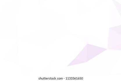 Light Pink, Yellow vector shining triangular backdrop. Shining colorful illustration with triangles. A new texture for your web site.