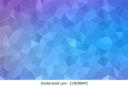 Light Pink, Yellow vector shining triangular layout. Shining polygonal illustration, which consist of triangles. Best triangular design for your business.