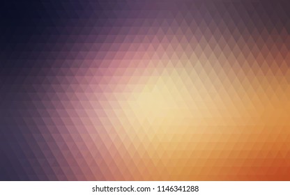 Light Pink, Yellow vector shining triangular template. Colorful illustration in abstract style with gradient. The best triangular design for your business.