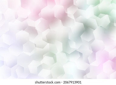 Pink claro, vector amarillo brillante fondo triangular. Ilustración colorida y brillante con triángulos. Plantilla para el fondo del teléfono móvil.