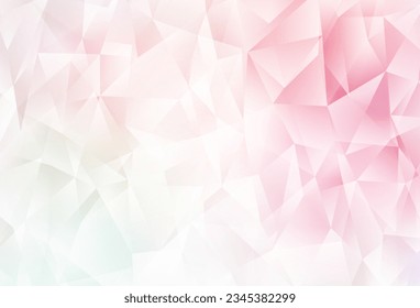 Pink claro, vector amarillo brillante fondo triangular. Ilustración abstracta moderna con triángulos. Patrón texturizado para sus antecedentes.