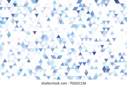 Light Pink, Yellow vector shining triangular pattern. Creative geometric illustration in Origami style with gradient. The completely new template can be used for your brand book.