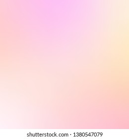 Light Pink, Yellow vector smart blurred texture. Shining colorful illustration in blur style. Background for cell phones.