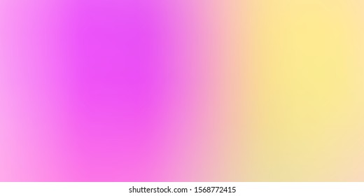Light Pink, Yellow vector smart blurred template. Gradient abstract illustration with blurred colors. Background for ui designers.