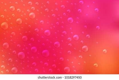 Light Pink, Yellow vector template with circles. Beautiful colored illustration with blurred circles in nature style. Beautiful design for your business natural advert.