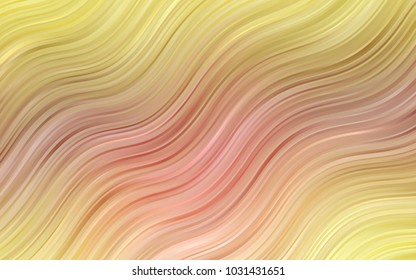 Light Pink, Yellow vector template with liquid shapes. Creative geometric illustration in marble style with gradient. Marble design for your web site.