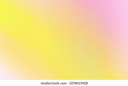 Light Pink, Yellow vector  template with circles. Modern abstract illustration with colorful water drops. The pattern can be used for ads, leaflets of liquid.