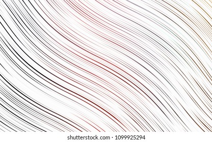 Light Pink, Yellow vector template with lava shapes. Colorful illustration in abstract marble style with gradient. Textured wave pattern for backgrounds.