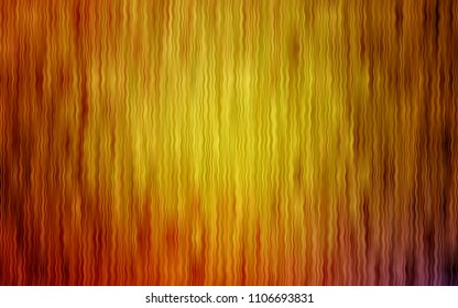 Light Pink, Yellow vector template with bent lines. Blurred geometric sample with gradient bubbles.  Brand-new design for your ads, poster, banner.