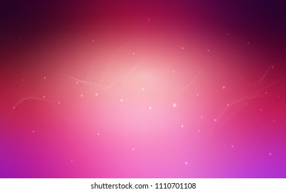 Light Pink, Yellow vector template with circles. Beautiful colored illustration with blurred circles in nature style. The pattern can be used for ads, leaflets of liquid.