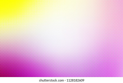 Light Pink, Yellow vector template with circles. Illustration with set of shining colorful abstract circles. New design for ad, poster, banner of your website.