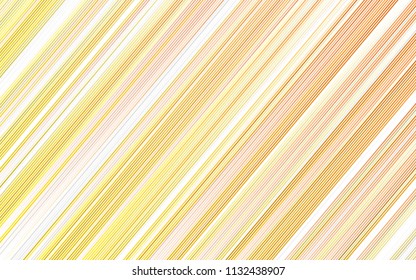 Light Pink, Yellow vector template with repeated sticks. Shining colored illustration with narrow lines. The template can be used as a background.