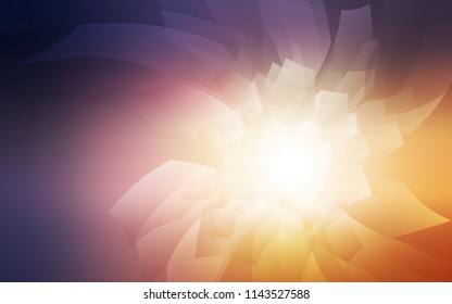 Light Pink, Yellow vector template in hexagonal style. Abstract illustration with colorful hexagons. Pattern for ads, leaflets.