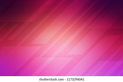 Light Pink, Yellow vector template with repeated sticks. Shining colored illustration with sharp stripes. Pattern for ads, posters, banners.