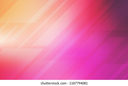 Light Pink, Yellow vector template with repeated sticks. Modern geometrical abstract illustration with Lines. Template for your beautiful backgrounds.