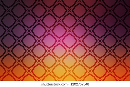Light Pink, Yellow vector template with sky stars. Shining colored illustration with stars. Pattern for wrapping gifts.