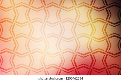 Light Pink, Yellow vector template with repeated sticks. Lines on blurred abstract background with gradient. Pattern for your busines websites.