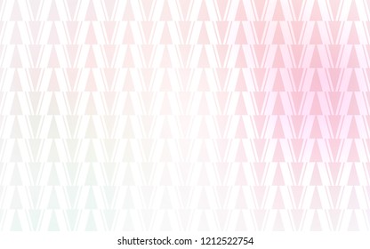 Light Pink, Yellow vector template with lines, triangles. Beautiful illustration with triangles in nature style. Pattern for websites.