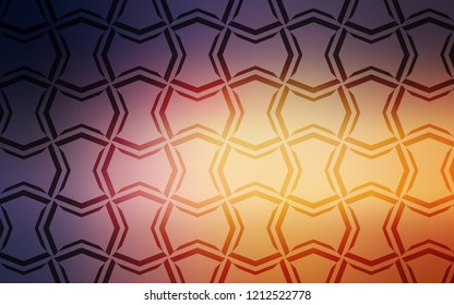 Light Pink, Yellow vector template with repeated sticks. Blurred decorative design in simple style with lines. Smart design for your business advert.