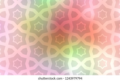 Light Pink, Yellow vector template with sky stars. Decorative illustration with stars on abstract template. Pattern for wrapping gifts.