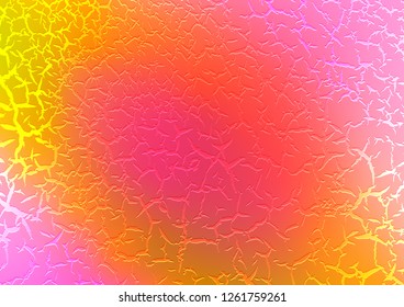 Light Pink, Yellow vector template with bubble shapes. A completely new color illustration in marble style. A completely new marble design for your business.