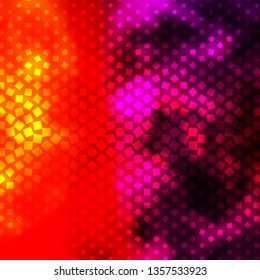 Light Pink, Yellow vector template with rectangles. Rectangles with colorful gradient on abstract background. Modern template for your landing page.