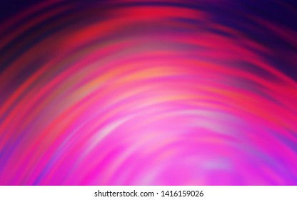 Light Pink, Yellow vector template with lines. Colorful abstract illustration with gradient lines. A completely new template for your design.