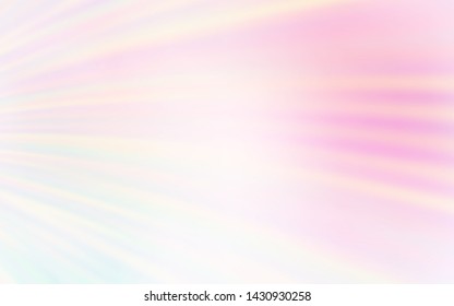 Light Pink, Yellow vector template with wry lines. Creative illustration in halftone style with gradient. Elegant pattern for a brand book.