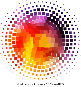 Light Pink, Yellow vector template with rectangles. New abstract illustration with rectangular shapes. Pattern for commercials, ads.
