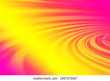 Light Pink, Yellow vector template with bubble shapes. A vague circumflex abstract illustration with gradient. Marble style for your business design.