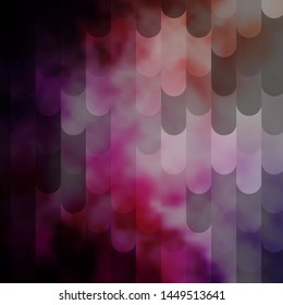 Light Pink, Yellow vector template with lines. Colorful gradient illustration with abstract flat lines. Smart design for your promotions.