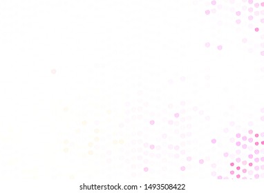 Light Pink, Yellow vector template with lines. Creative illustration in halftone style with gradient. The best colorful design for your business.