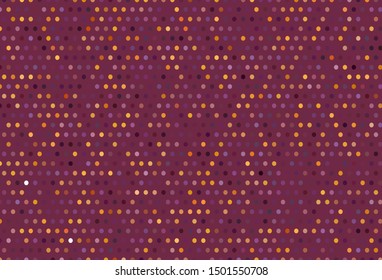 Light Pink, Yellow vector template with circles. Modern abstract illustration with colorful water drops. Design for your business advert.