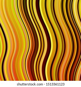Light Pink, Yellow vector template with lines. Colorful illustration in circular style with lines. Pattern for websites, landing pages.