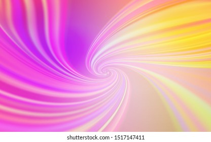 Light Pink, Yellow vector template with wry lines. A completely new colorful illustration in simple style. A completely new design for your business.
