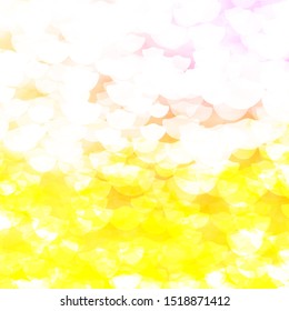 Light Pink, Yellow vector template with circles. Modern abstract illustration with colorful circle shapes. Pattern for websites.