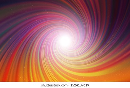 Light Pink, Yellow vector template with space stars. Space stars on blurred abstract background with gradient. Pattern for astrology websites.